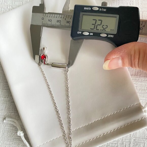 FAC Girls Night Out Wine Necklace Silver Tone NWT - Picture 4 of 7